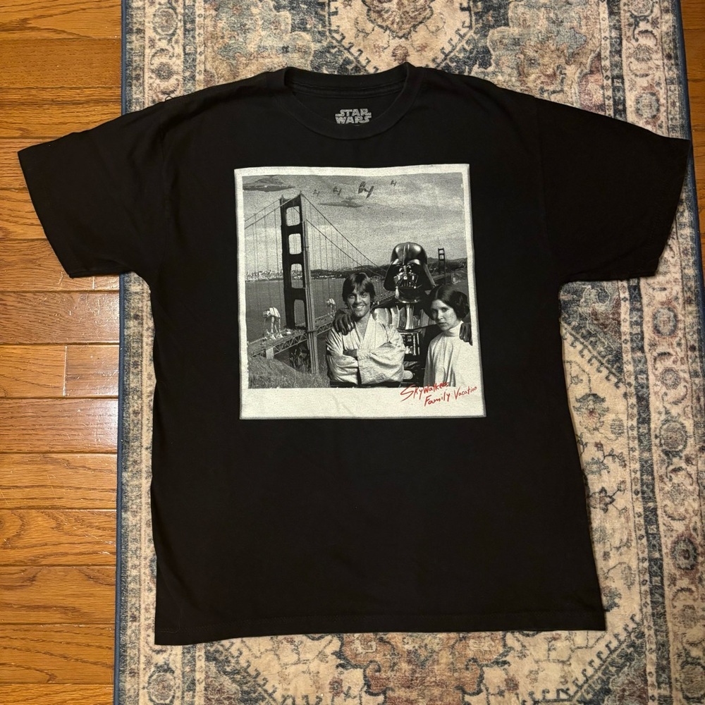 Star Wars Black Cotton T-Shirt